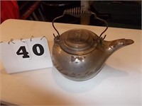 LARGE ERIE CAST IRON TEA POT