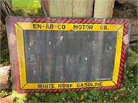 Vintage Porcelain EN-AR-CO Motor Oil Sign