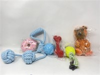 New Dogs Chew Toy Lot