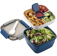 New Freshmage Salad Lunch Container To Go, 52-oz