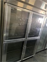 TRUE Rolling Refrigerator, 4 Door, Model TR2R-4HG