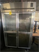 TRUE Rolling Refrigerator, 4 Door, Model TR2R-4HG