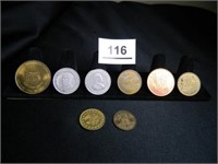 Token Coins;(8); Includes: