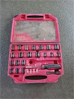 SOCKET SET BY TOOL SHOP IN A CASE