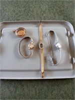 VINTAGE LADIES WATCHES AND POCKET WATCH CASE ONLY