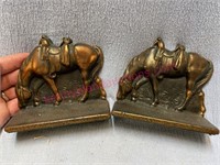 Old Verona cast iron bookends (horses)