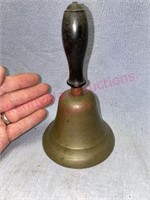 Teacher's antique school bell (7in tall)
