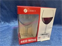 Libby set of 4 red wine glasses