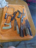 KNIVES, SAWS, MISCELLANOUS ITEMS