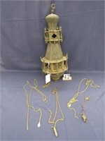 BRASS INDIA HANGING FIXTURE (VOTIVE):