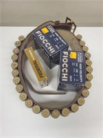 Ammo Belt, (2) boxes 20 gauge, (1) box 12 gauge