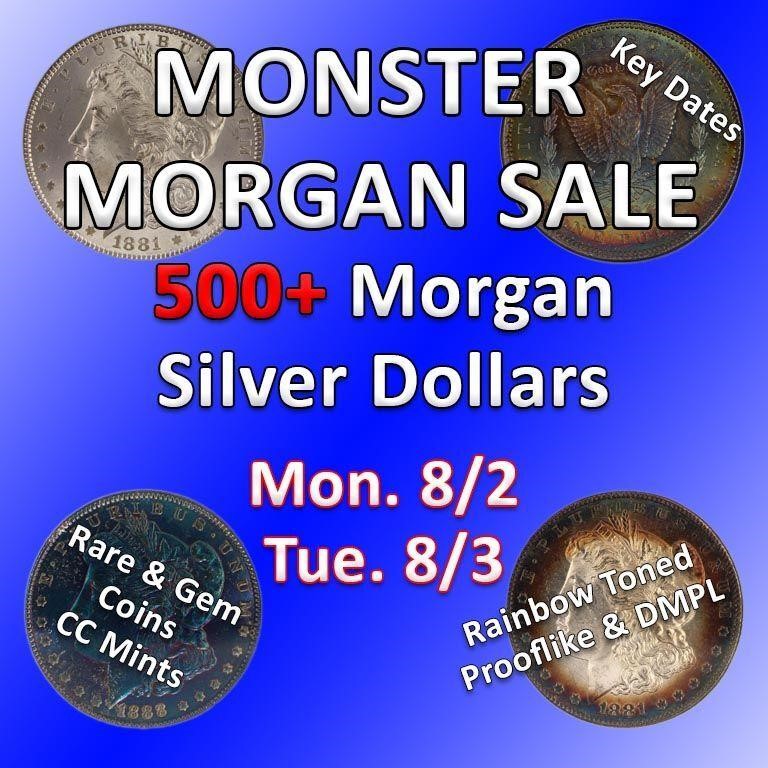 Morgan Mega Sale 300+ Silver Dollars "The Big One" Part 2