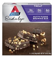 New Atkins Endulge nutty fudge brownie bars