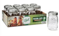 New Ball mason jar set of 12