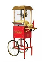 Nostalgia Old-Fashioned Movie-Time Popcorn Cart