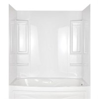 Easy-Up Adhesive Bathtub Wall Set