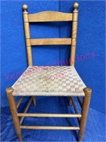 Mid-century chair (woven seat)