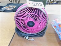 8" High Velocity Fan- Pink/Black