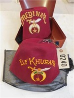 Vinage Shriners Hats