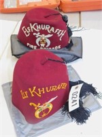 Vinage Shriners Hats