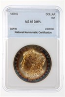 1879-S  $ Guide $2750 NNC MS-66 DMPL Bag Tone
