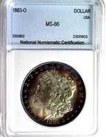 1883-O Morgan  $ Guide $450 NNC MS-66 UNDERPRICED