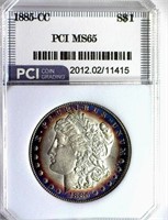 1885-CC Morgan  $ Guide $1350 PCI MS-65 KEY DATE