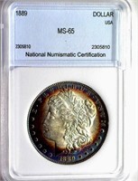 1889 Morgan Silver $ NNC MS-65 Nice Color