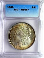 1889 Morgan $ Guide $4000 ICG MS-66+ FEW SO NICE!