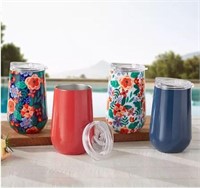 16-Ounce Stainless-Steel Insulated Vacuum Tumblers