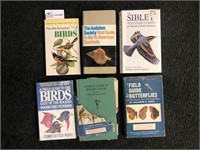 6 field guides, various titles and authors
