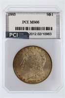 1883 Morgan Silver $ GUIDE $500 PCI MS-66