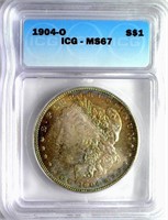 1904-O Morgan Silver $ GUIDE $4500 ICG MS-67