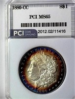 1880-CC Morgan Silver $ GUIDE $1300 PCI MS-65