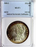 1899-O Morgan Silver $ Guide $6750 NNC MS-67+