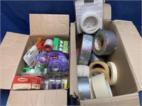 (2) boxes various tape
