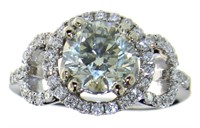 14kt Gold 2.50 ct Round Brilliant Diamond Ring