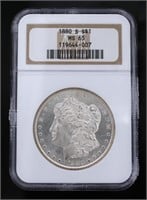 1880 San Francisco MS65 GEM Morgan Silver Dollar