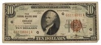 Series 1929 Chicago $10.00 National Currency Note