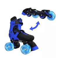 NEON 2-in-1 Combo Skates with Light-up Wheels