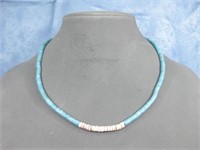 SW Stone & Shell Bead Necklace