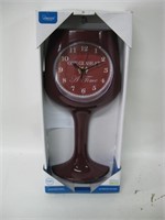 NIB 6.5"x 14" Wine Clock Battery Operated