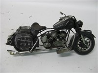 11" Decorative Metal Art Motorcycle