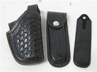 Leather Gun Holster Knife Sheath & More