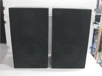 Pair 15"x 26"x 12" JVC Stereo Speakers Untested