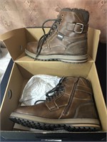 Leather Boots - Size 10