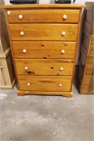WOODEN CHEST OF DRAWERS 34"X20"X50"