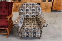 UPHOLSTERED ARM CHAIR 35"X27"X35"