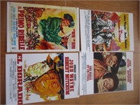 4 Mini affiches de films Jonh Wayne 4'' x 6''