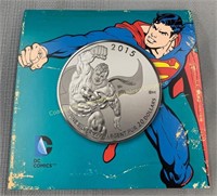 2015 Superman 99.99 fine silver 20 dollar coin